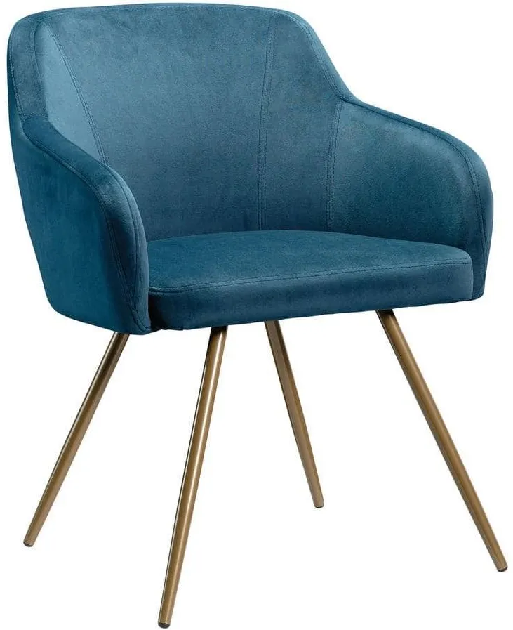 Sauder® International Lux® Blue/Gold Occasional Chair