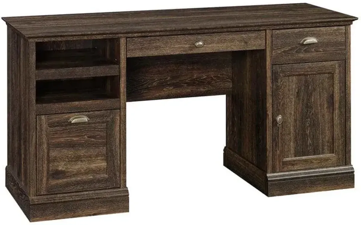 Sauder® Barrister Lane® Iron Oak Executive Desk