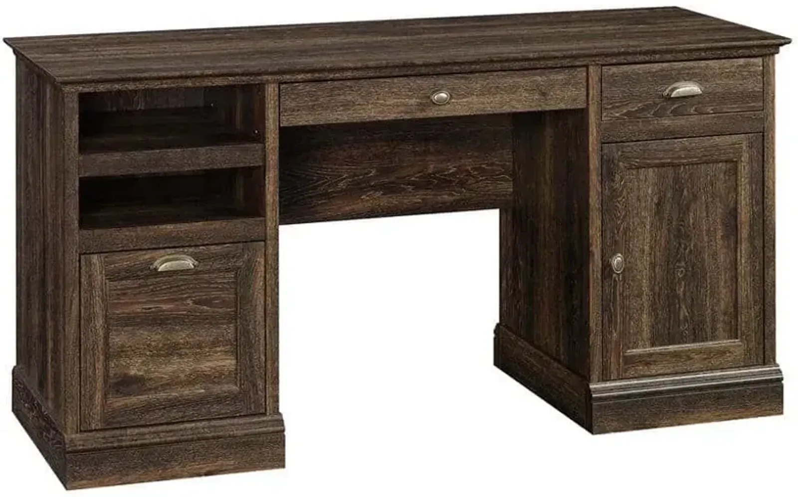 Sauder® Barrister Lane® Iron Oak Executive Desk