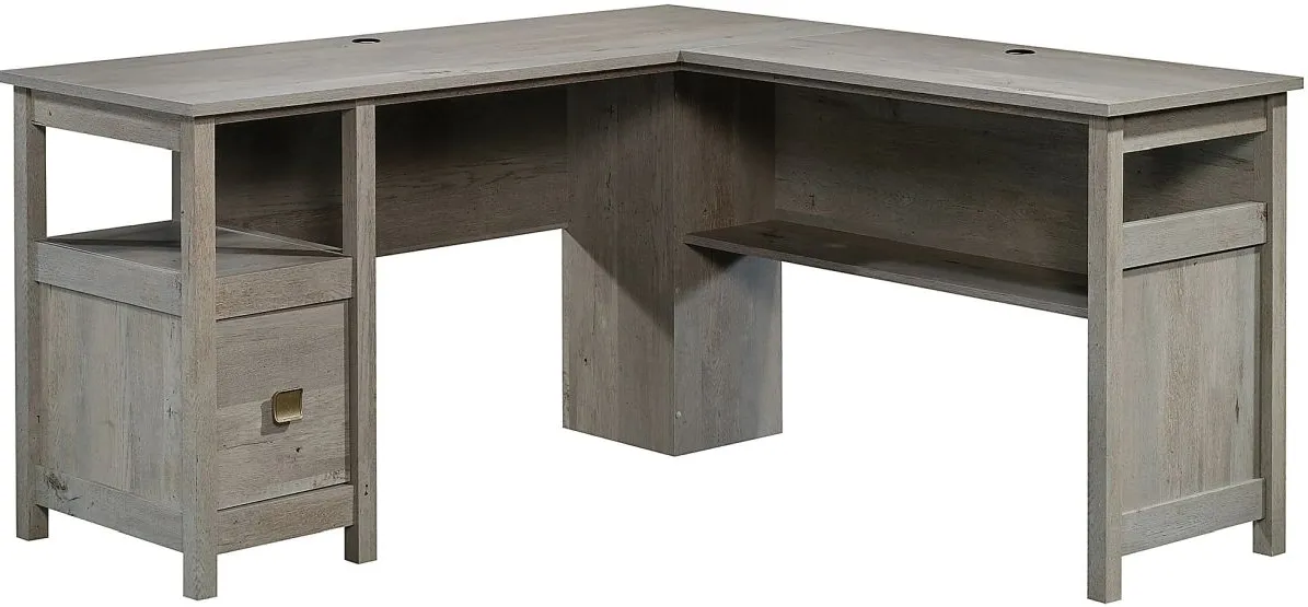Sauder® Cannery Bridge® Mystic Oak® L-Shaped Desk