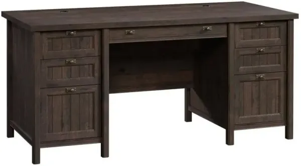 Sauder® Costa Coffee Oak® Executive Desk