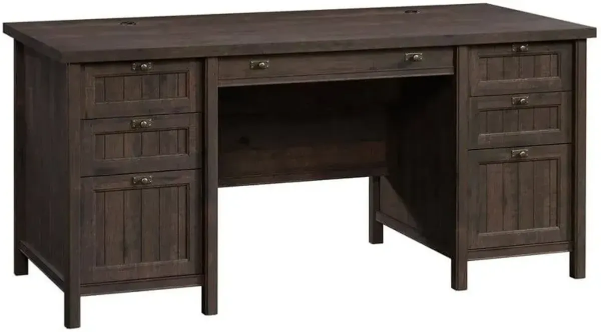 Sauder® Costa Coffee Oak® Executive Desk