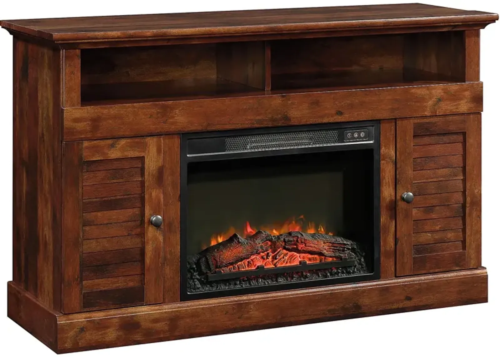 Sauder® Harbor View® Curado Cherry® Entertainment/Fireplace Credenza