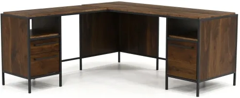 Sauder® Nova Loft® Grand Walnut® L-Shaped Desk