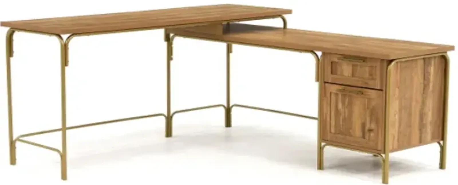 Sauder® Coral Cape® Sindoori Mango® L-Shaped Desk