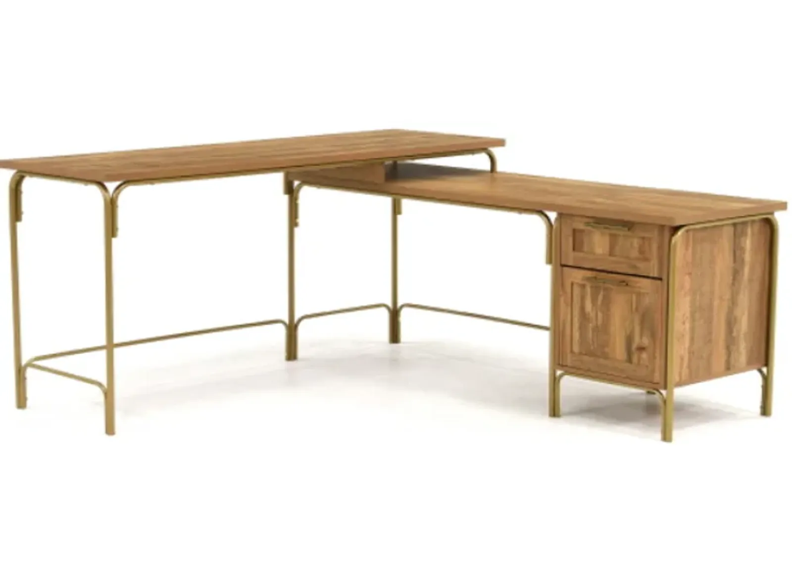 Sauder® Coral Cape® Sindoori Mango® L-Shaped Desk