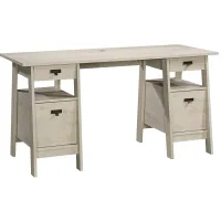 Sauder® Trestle® Chalked Chestnut® Executive Desk