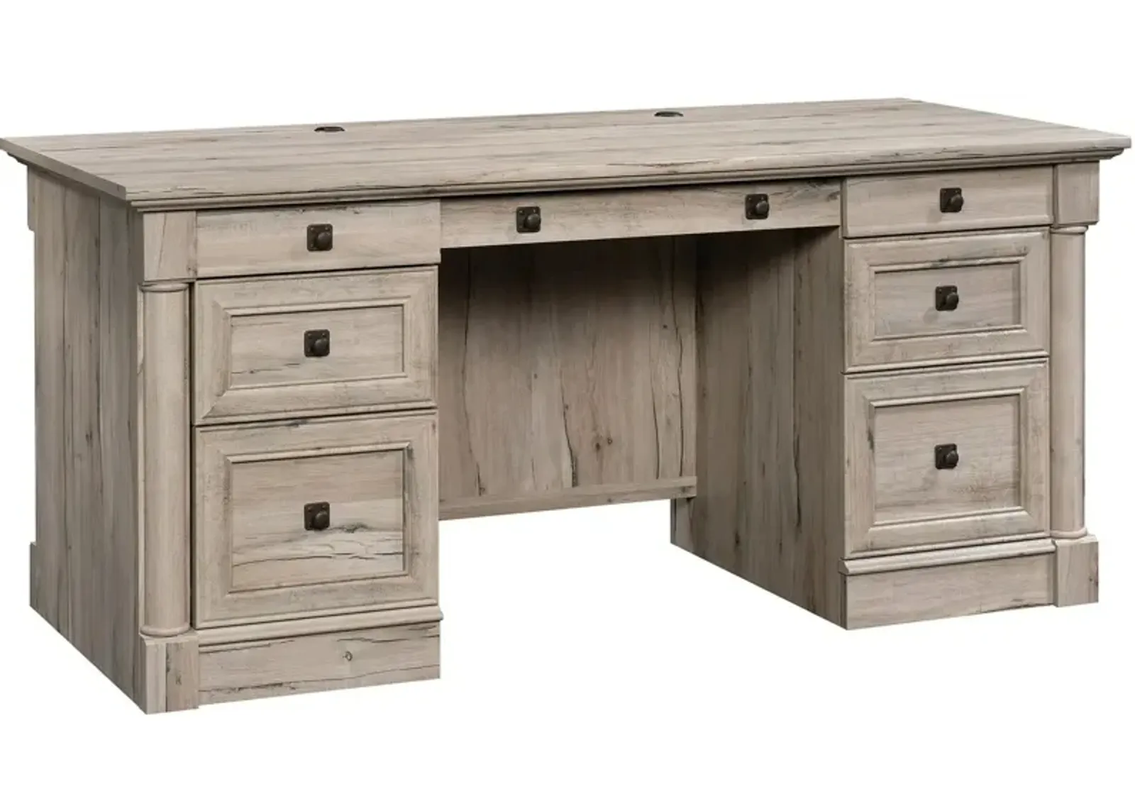 Sauder® Palladia® Split Oak® Executive Desk