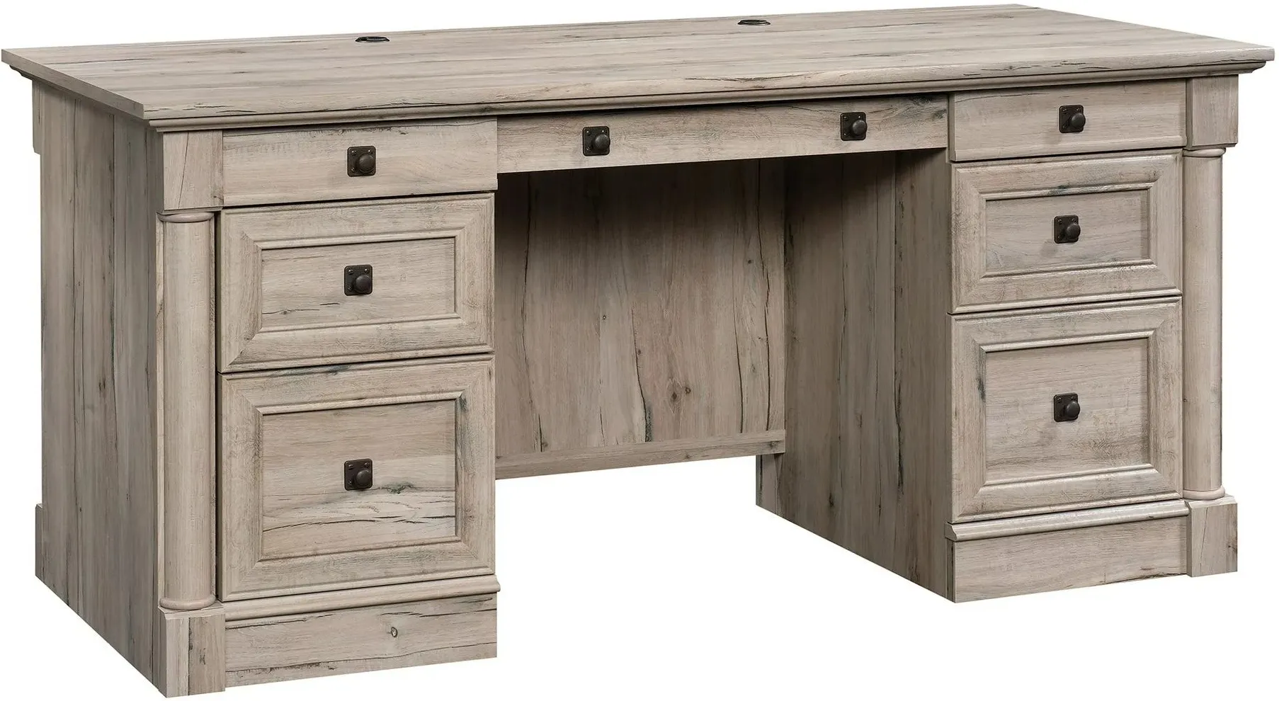 Sauder® Palladia® Split Oak® Executive Desk