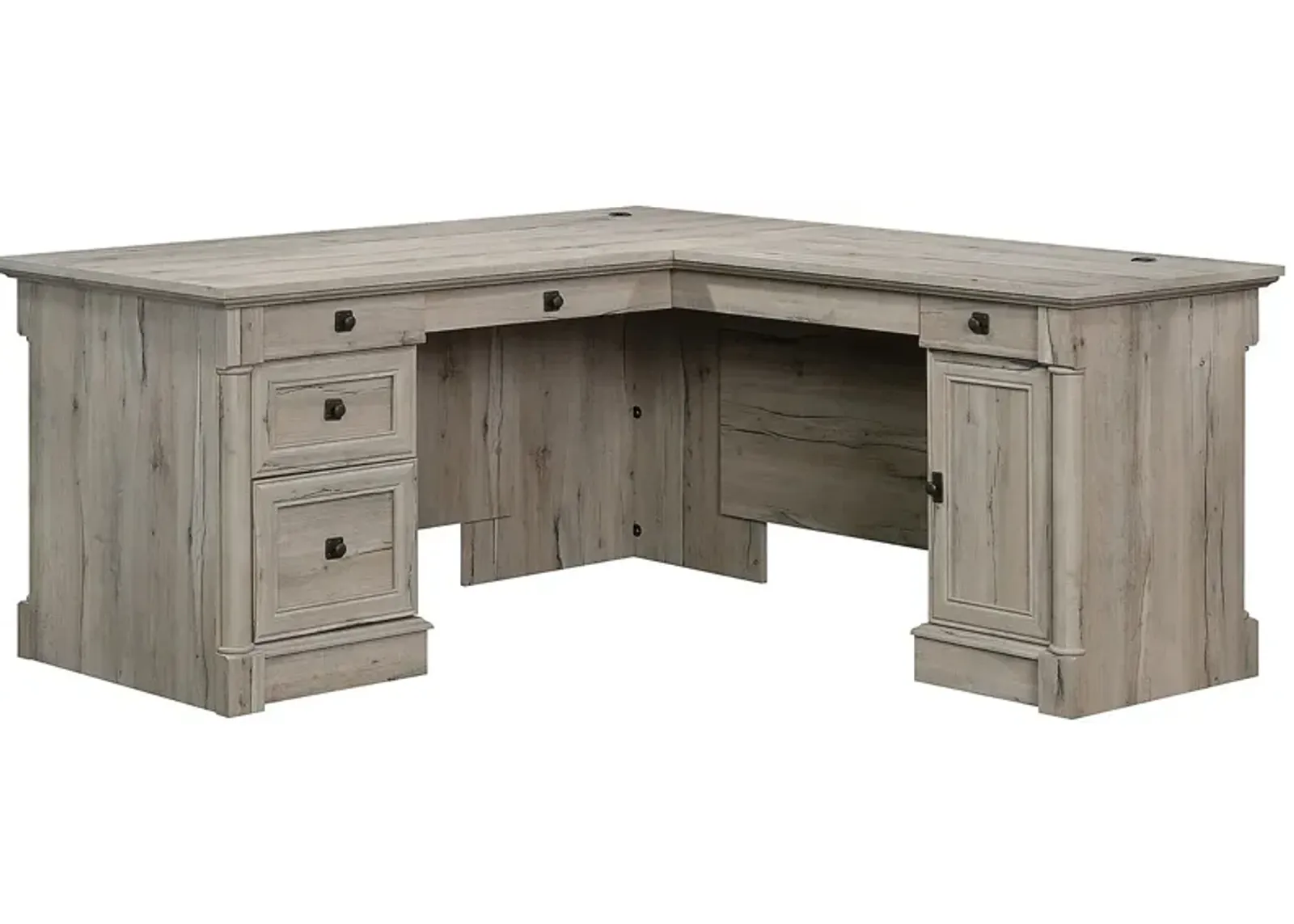 Sauder® Palladia® Split Oak® L-Shaped Desk