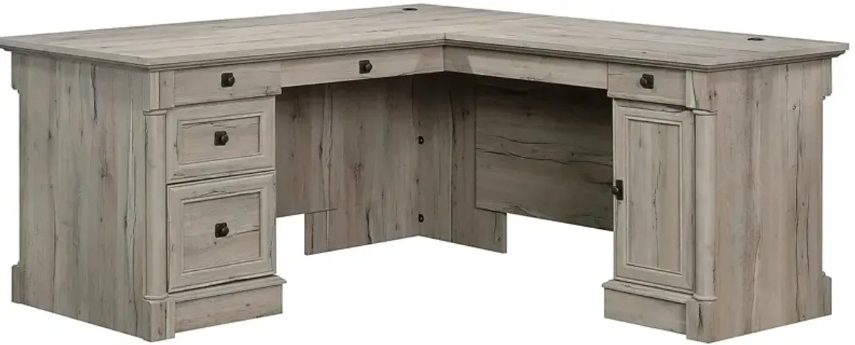 Sauder® Palladia® Split Oak® L-Shaped Desk