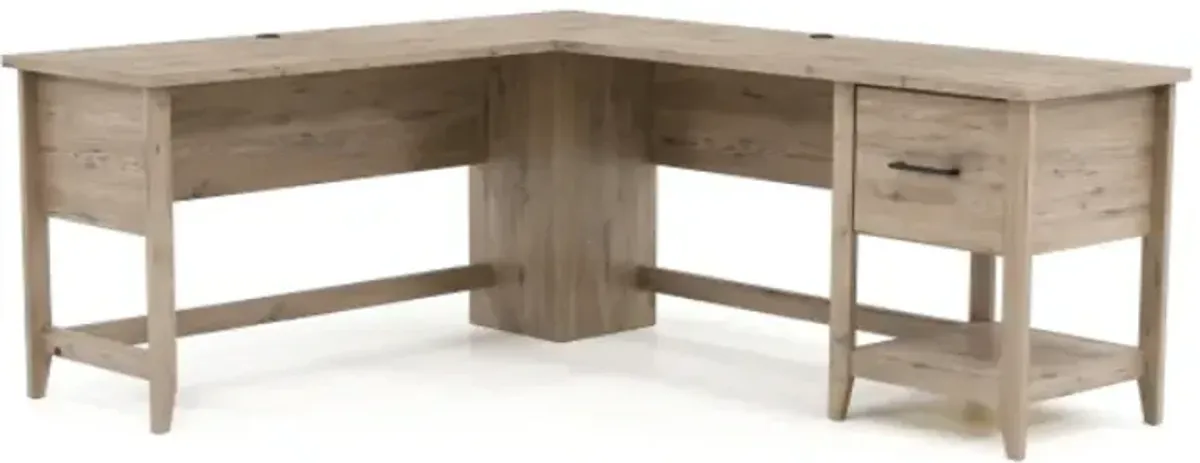 Sauder® Summit Station® Laurel Oak® L-Shaped Desk