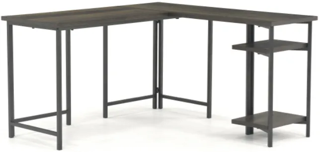 Sauder® North Avenue® Smoked Oak L-Shaped Desk