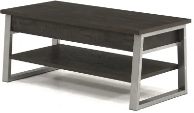 Sauder® Rock Glen® Blade Walnut Contemporary Lift-Top Coffee Table with Shelf