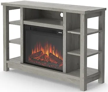 Sauder® Select Mystic Oak® Fireplace TV Credenza