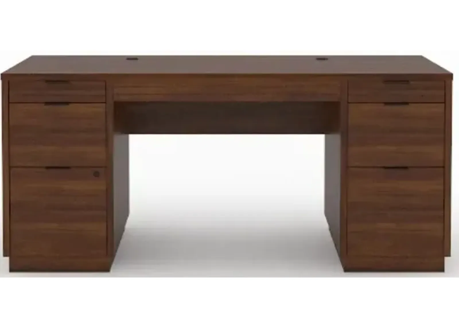 Sauder® Englewood® Spiced Mahogany Executive Desk