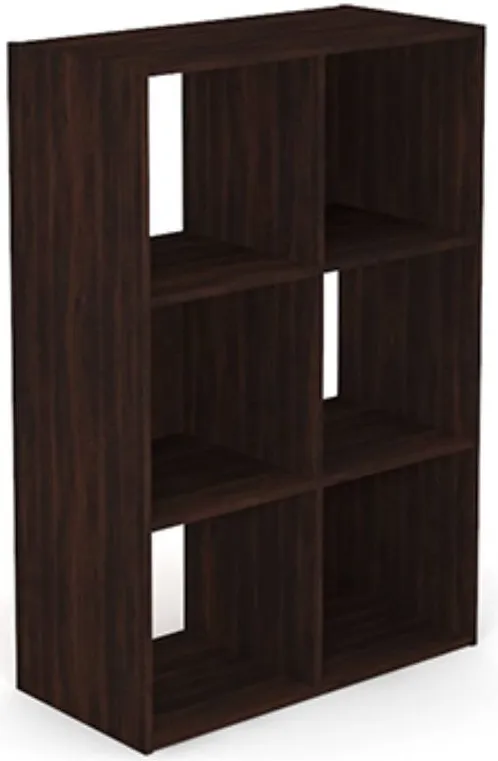 Sauder® Select Cinnamon Cherry/Dark Brown 6-Cube Organizer