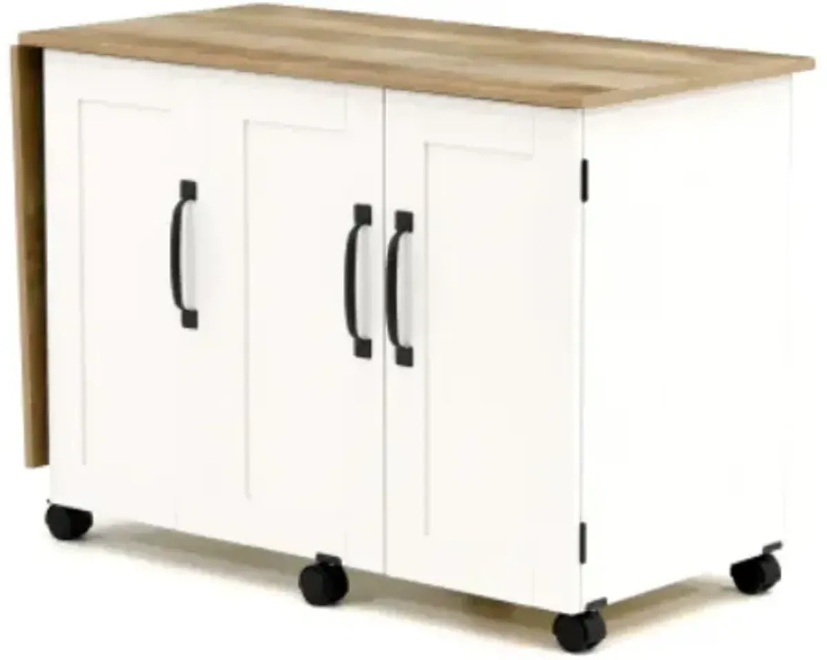 Sauder® Select Soft White® Sewing/Craft Cart