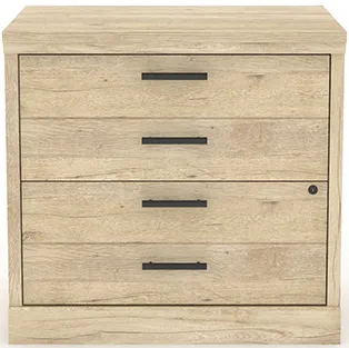 Sauder® Aspen Post® Prime Oak® Lateral File Cabinet