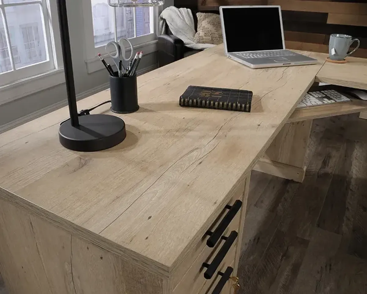 Sauder® Aspen Post® Prime Oak® L-Shaped Desk