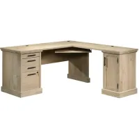 Sauder® Aspen Post® Prime Oak® L-Shaped Desk