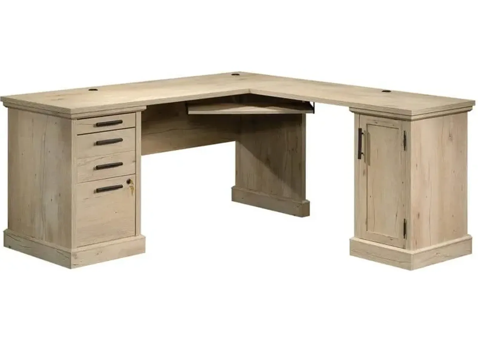 Sauder® Aspen Post® Prime Oak® L-Shaped Desk