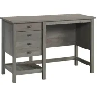 Sauder® Cottage Road® Mystic Oak® Single Pedestal Desk