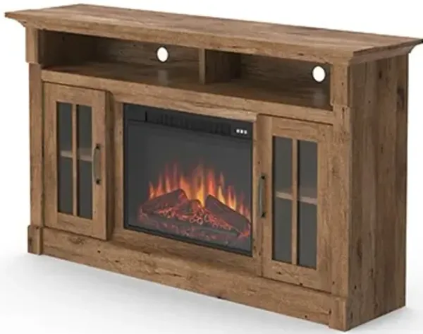 Sauder® Select Vintage Oak® Fireplace TV Credenza