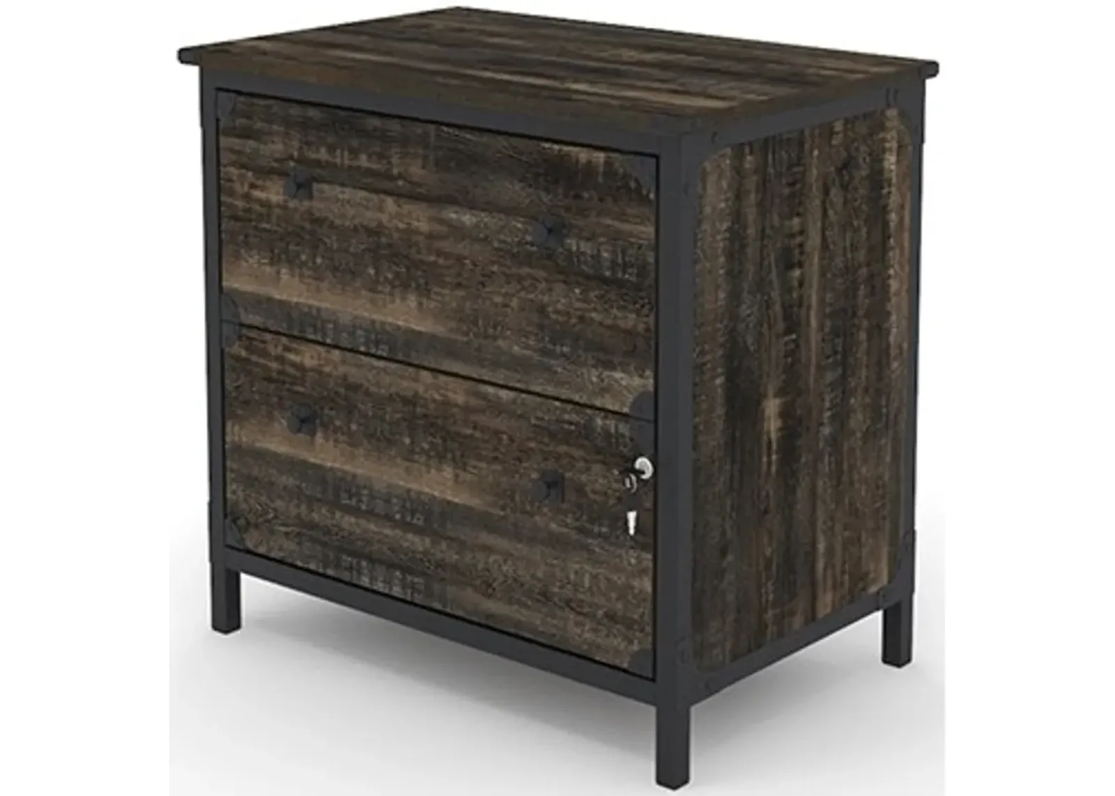 Sauder® Steel River® Carbon Oak® File Cabinet