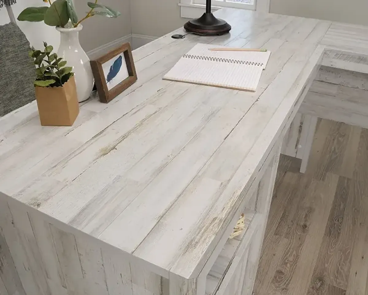 Sauder® Dakota Pass® White Plank® Desk