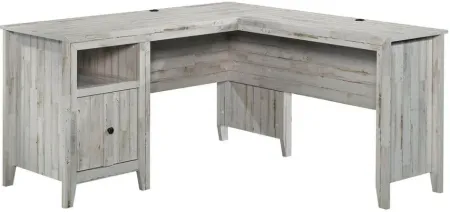 Sauder® Dakota Pass® White Plank® Desk