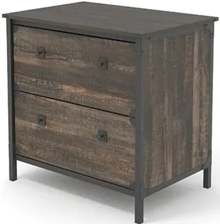 Sauder® Steel River® Carbon Oak® Filing Cabinet