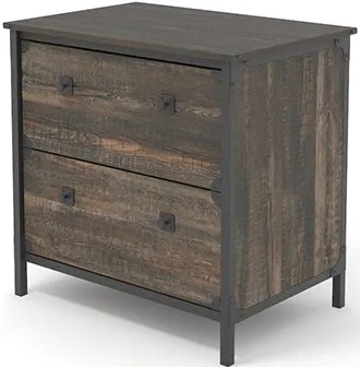 Sauder® Steel River® Carbon Oak® Filing Cabinet