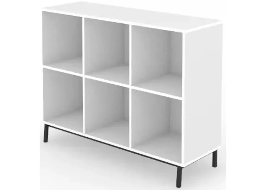 Sauder® North Avenue® White Cubby Organizer Bookcase