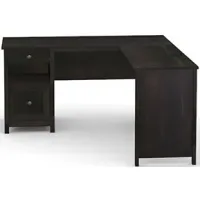 Sauder® County Line® Estate Black® L-Shaped Desk