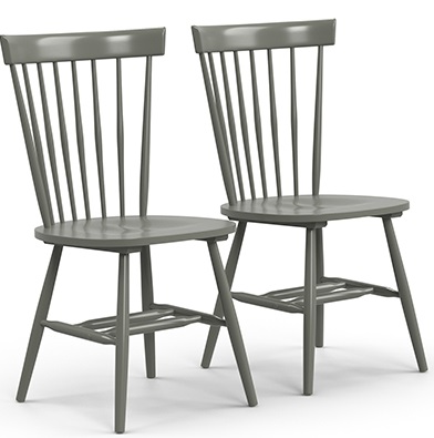 Sauder® New Grange 2-Piece Pewter Green Chairs
