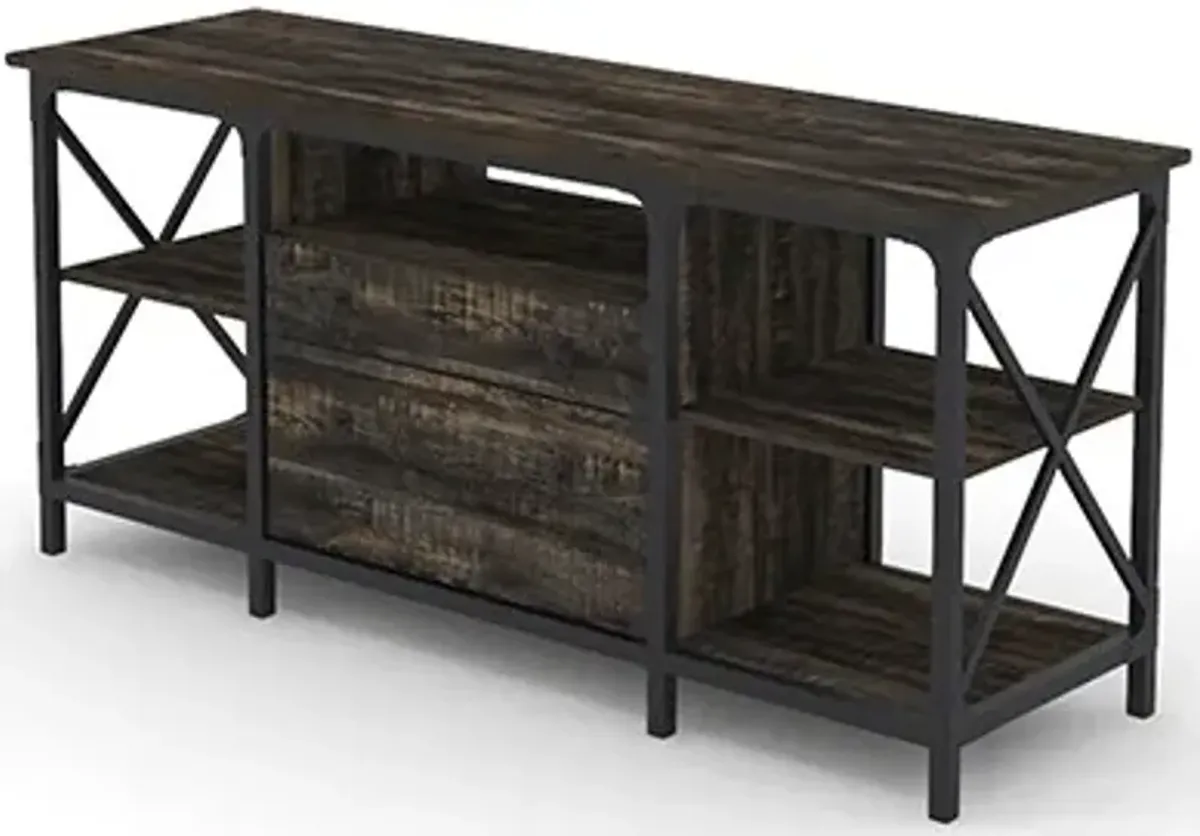 Sauder® Steel River® Carbon Oak® Storage Credenza