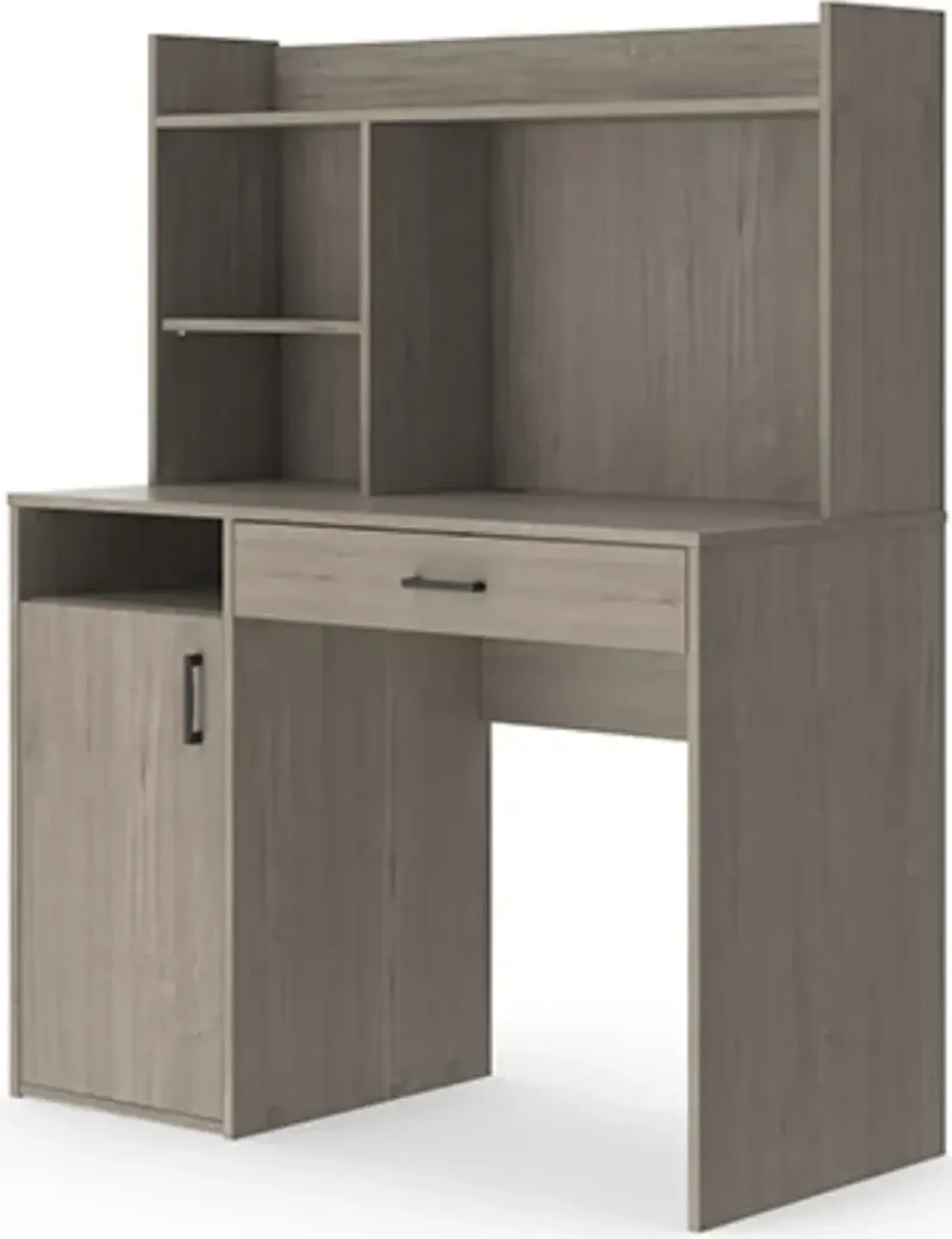 Sauder® Beginnings® Silver Sycamore Desk with Hutch and Drawer