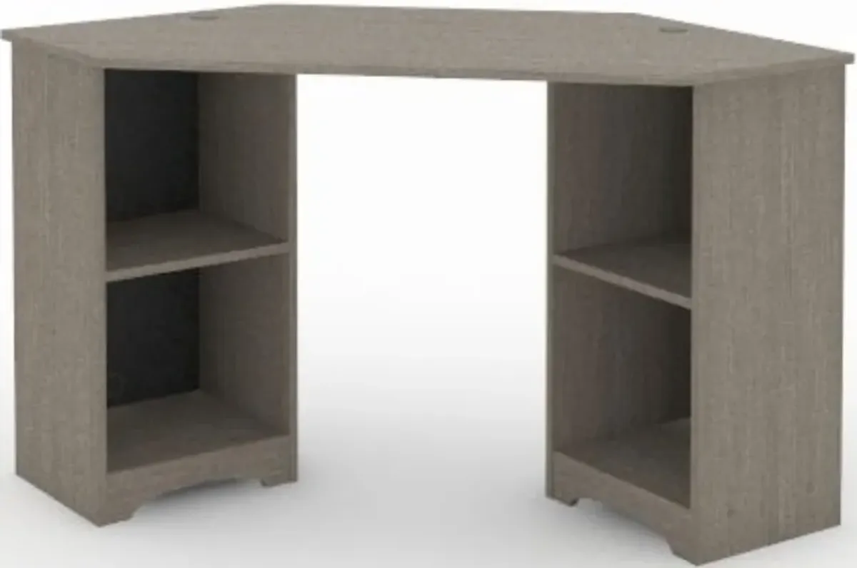 Sauder® Beginnings® Silver Sycamore Corner Desk