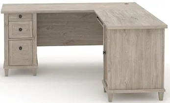 Sauder® Hammond® Chalk Oak® L-Shaped Desk