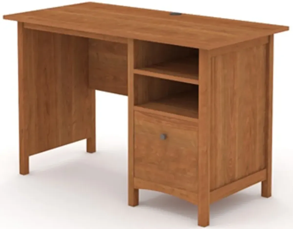 Sauder® Union Plain® Prairie Cherry® Single Pedestal Desk