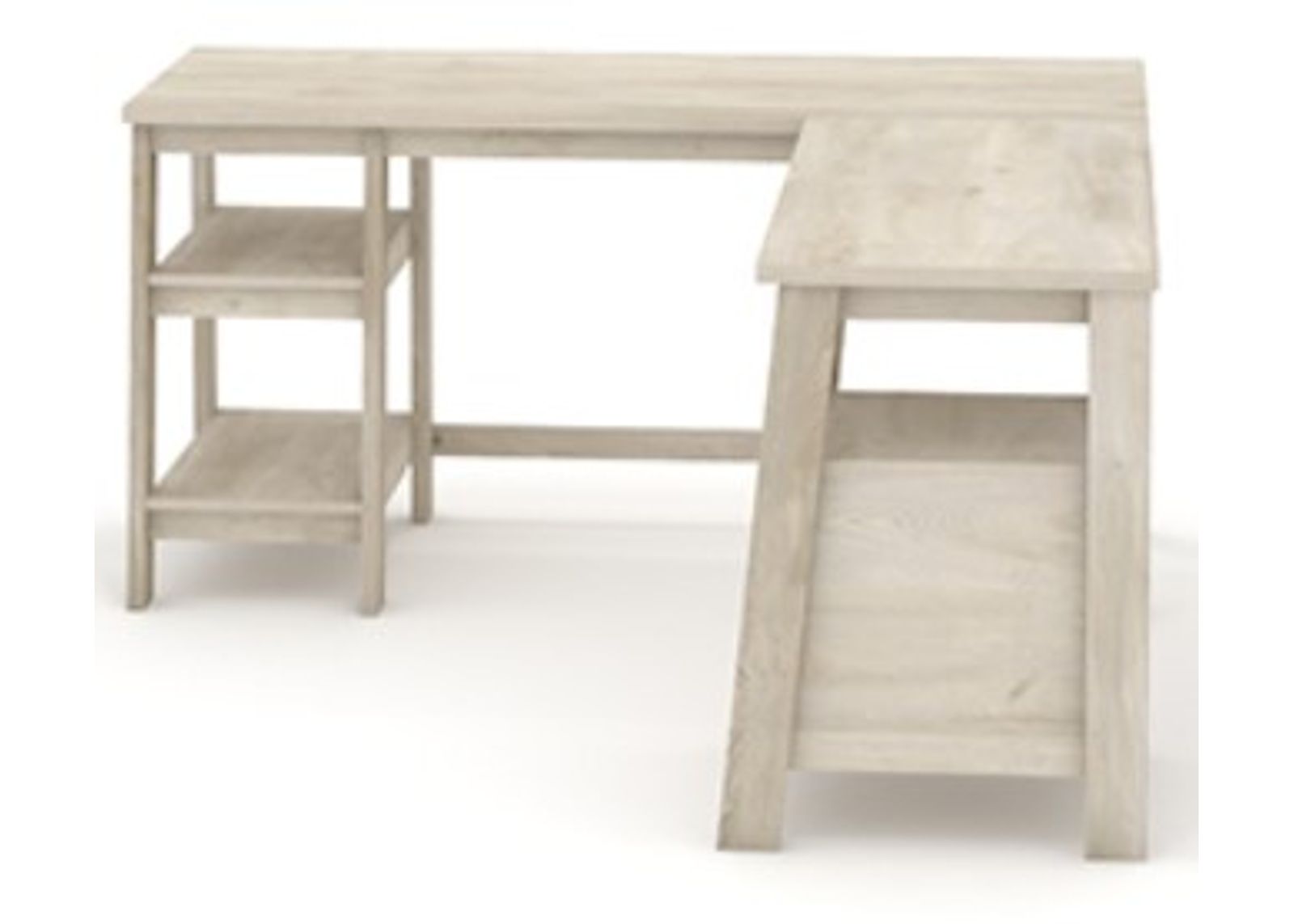 Sauder® Trestle® Chalked Chestnut® L-Shaped Desk