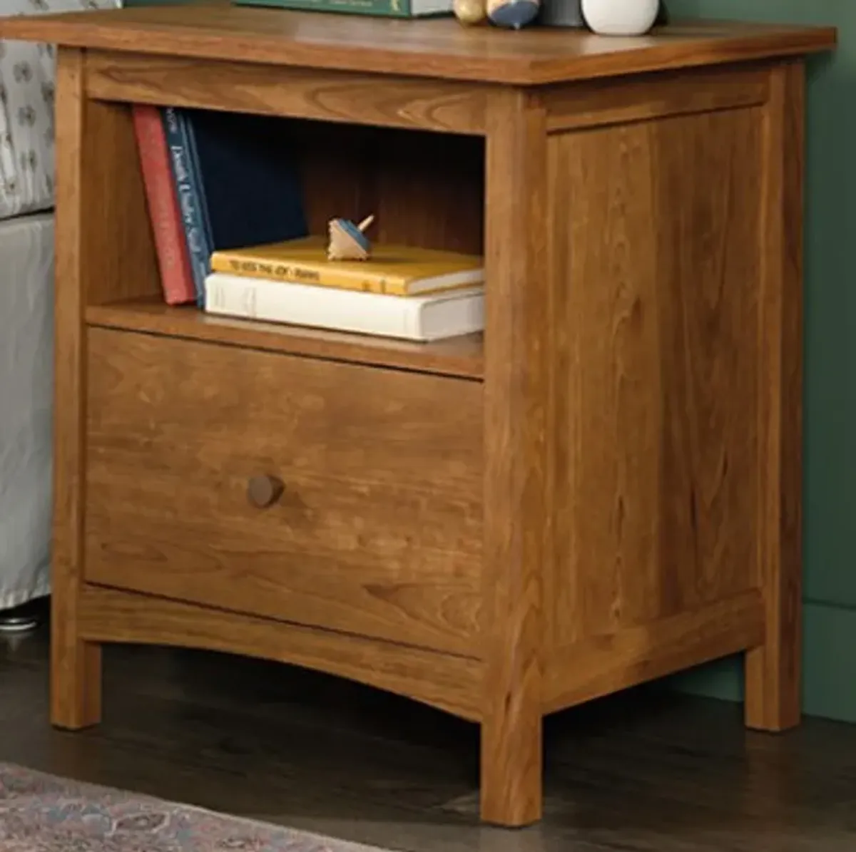 Sauder® Union Plain® Prairie Cherry® Nightstand with Drawer