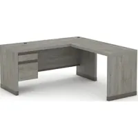 Sauder® Manhattan Gate® Mystic Oak® L-Shaped Desk