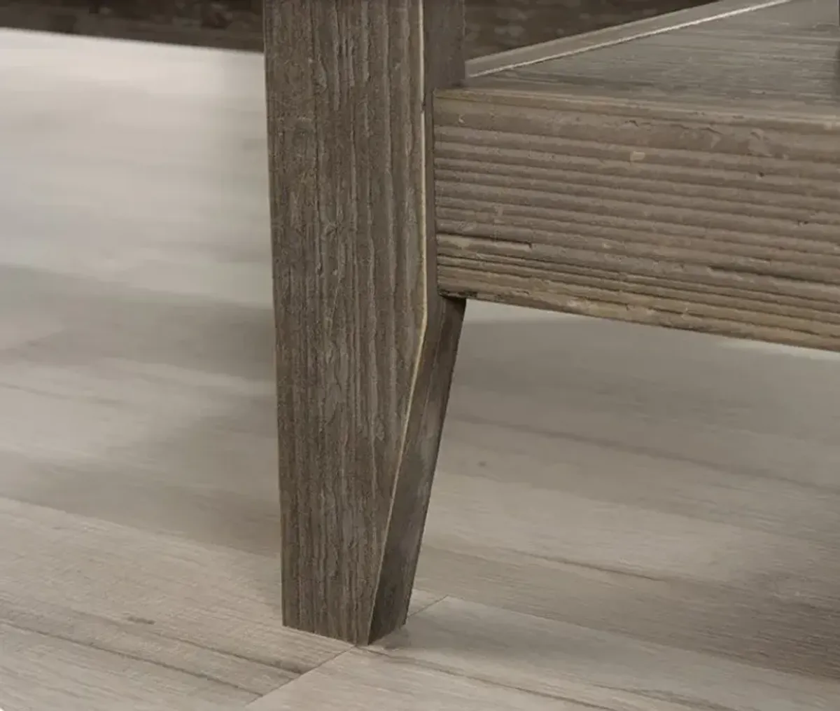 Sauder® Summit Station® Pebble Pine® L-Shaped Desk with Storage