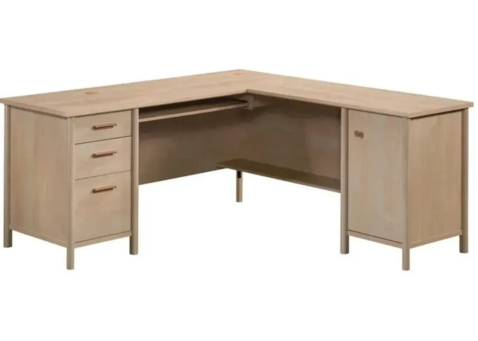 Sauder® Whitaker Point® Natural Maple L-Shaped Office Desk