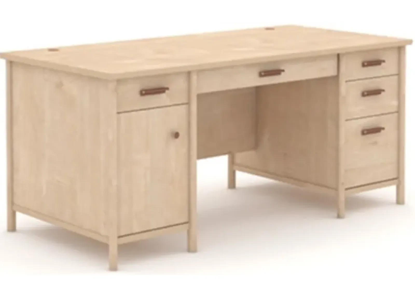 Sauder® Whitaker Point® Natural Maple Office Executive Desk