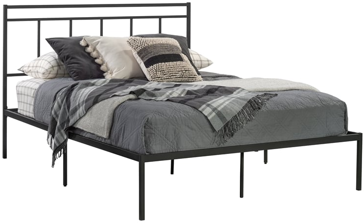 Sauder® Cannery Bridge® Black Queen Platform Bed