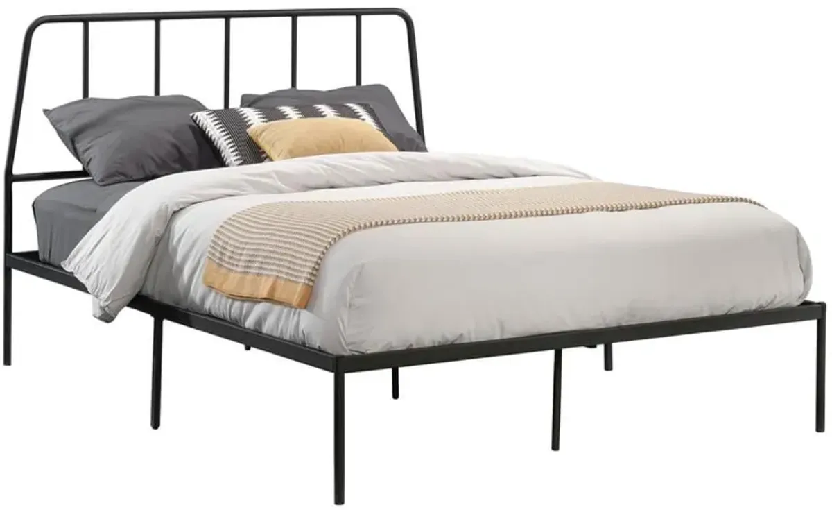 Sauder® Harvey Park® Black Queen Platform Bed