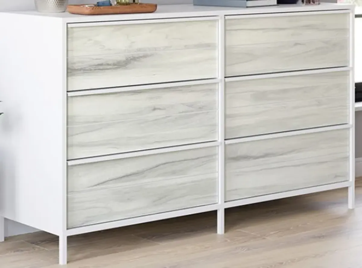 Sauder® Boulevard Café White Drawer Dresser